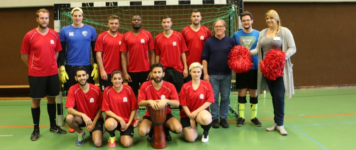 Die SpielerInnen der Schule für Pflegeberufe des Rhein-Maas Klinikums