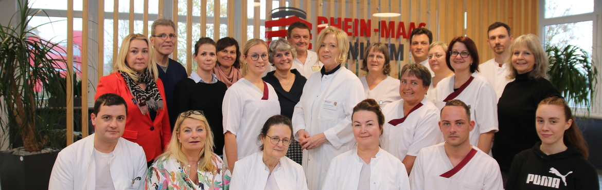 Das Team der Klinik für Schmerztherapie und Palliativmedizin