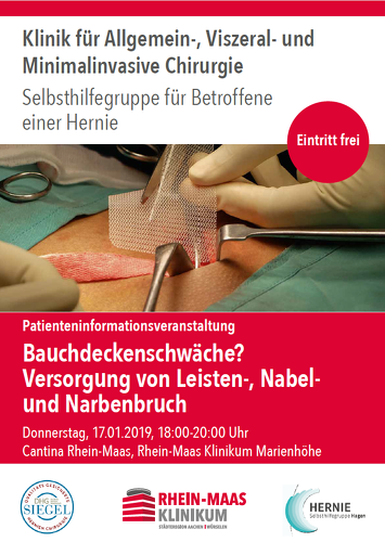 Poster - Hernieninfoveranstaltung 17012019